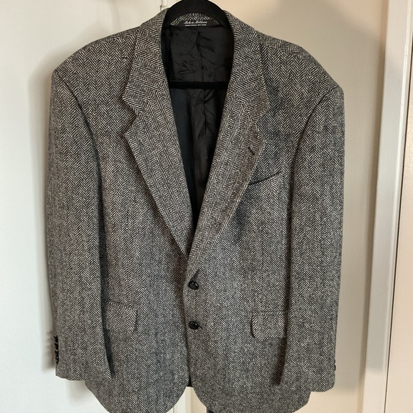 GGG Clothes Other - Vintage GGG Clothes 100% Wool Herringbone Sport Coat Blazer Gray 42S Moldova